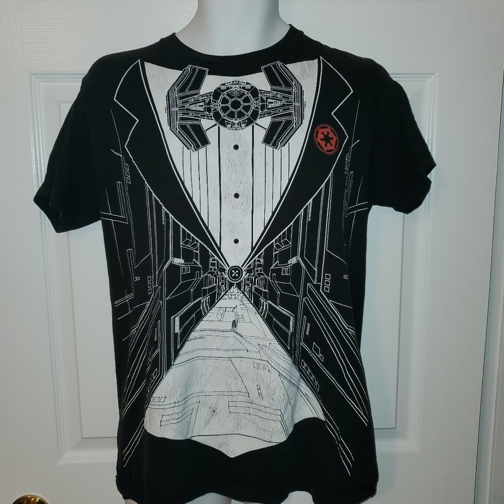 Star Wars Tie Fighter Tux Darth Vader T-Shirt